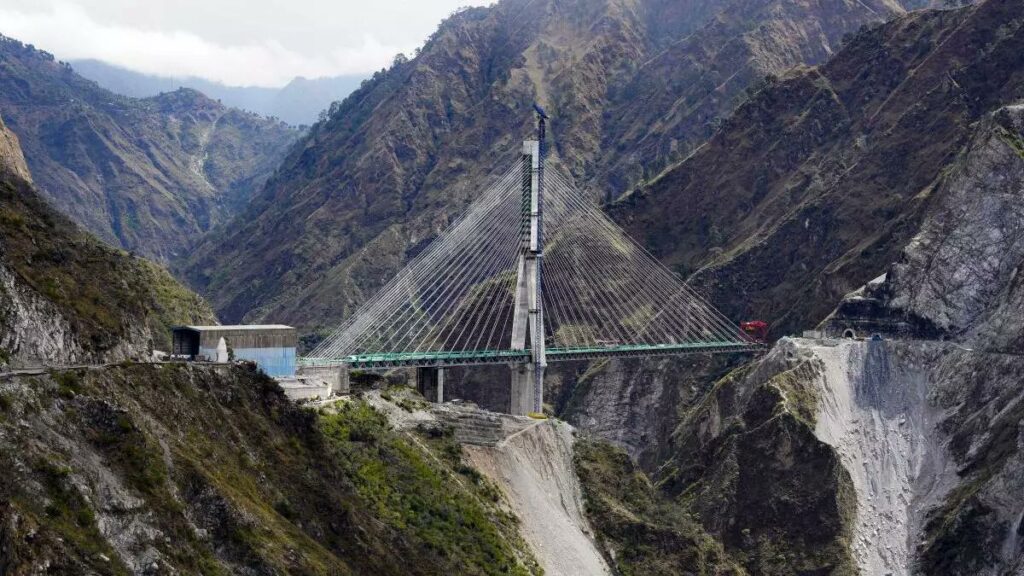 India’s first cablestayed rail bridge on Anji river in J&K nears