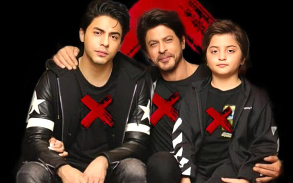 Shah Rukh Khan And His Boys Aryan And AbRam Khan Strike An Adorable ...