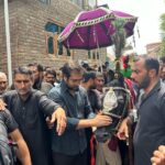 PDP leader Zuhaib Mir visits Balhama Participates in Zuljanah procession