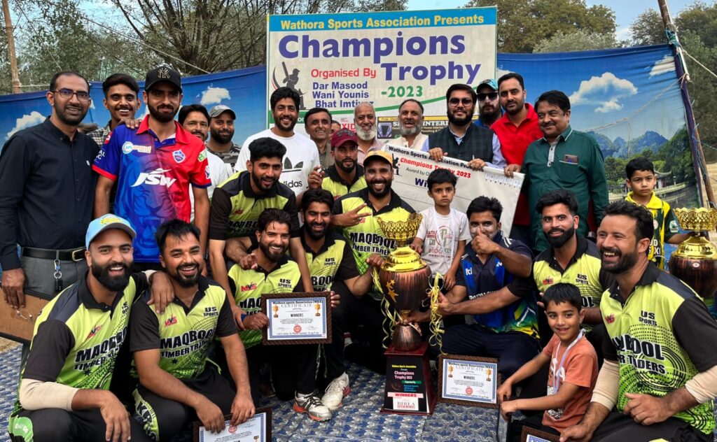 KP Stars Kralpora lifts Champions trophy - JK News Live