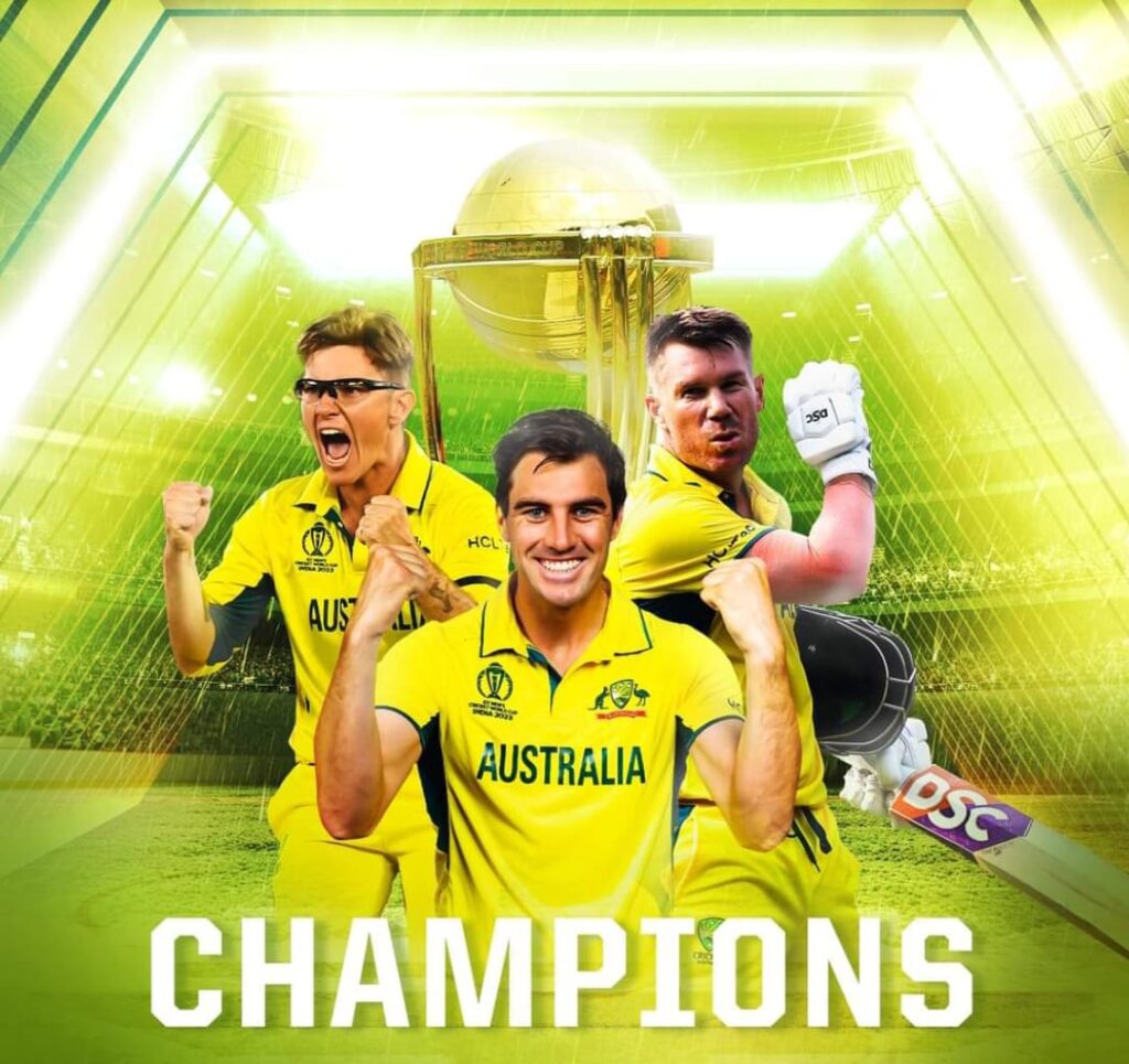 IND Vs AUS, World Cup Final 2023: Australia Win By 6 Wickets, Lift ...