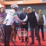 J&K Chief Secretary flags off Kashmir to Kanyakumari Cycle Race edition