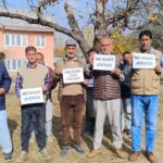 Salary with held for 3 months, Power employees stage protest in Kangan