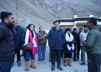 Chief Secretary Ashish Kundra arrives in Nubra on Two-Day visit to review developmental works