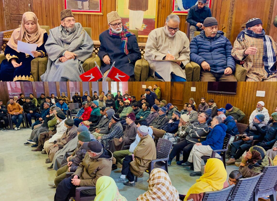 Sagar chairs meeting of Block (A) office bearers of Khanyar 