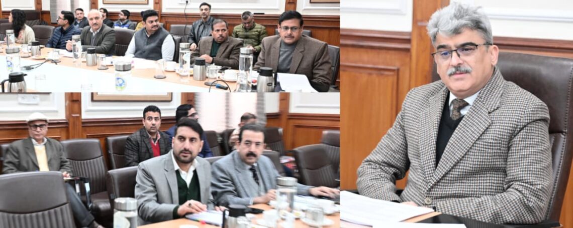 CS assesses roadmap to strengthen disaster preparedness across J&K