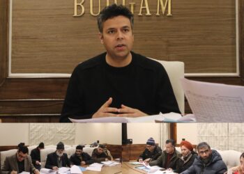 DC Budgam reviews HADP progress in district