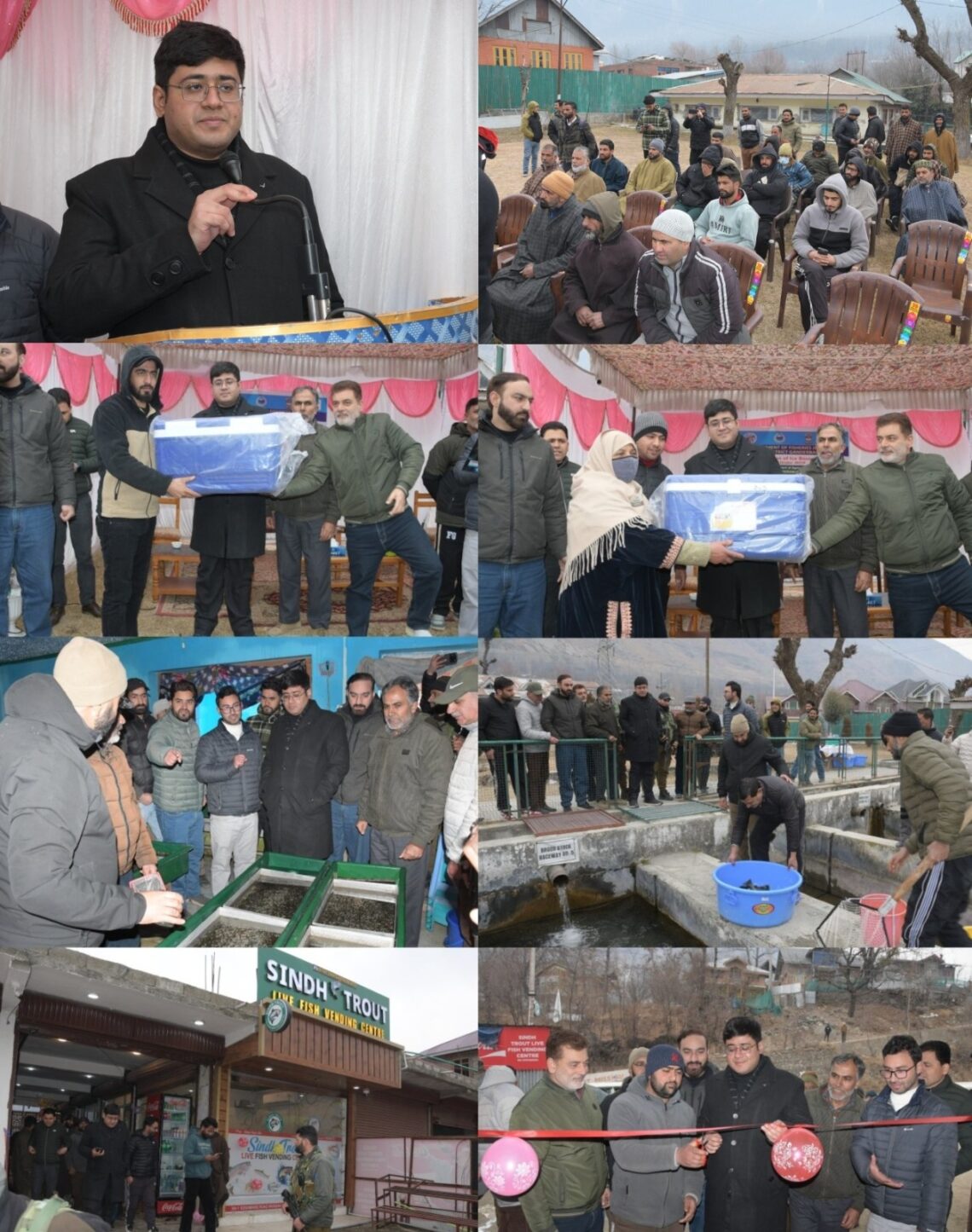 DC Ganderbal distributes Ice Boxes to Fishermen and Fish Farmers under JKCIP