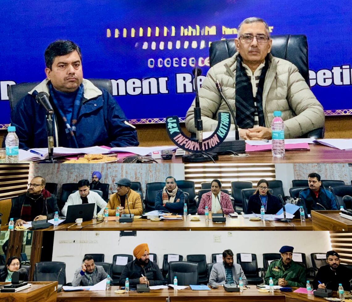 DC Kathua reviews implementation of Food Safety and Standards Act-2006