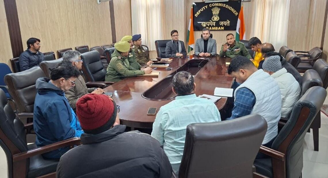 DC Ramban reviews progress of NH-44 four-laning project, security arrangements from Nashri to Banihal
