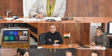 DDC Reasi reviews progress of JJM, functioning of Revenue Department