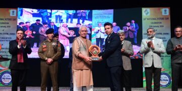 District Budgam receives Best District Election Award for Bye-Elections-2025 District Budgam receives Best District Election Award for Bye-Elections-2025