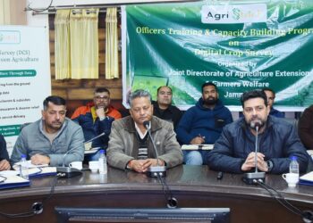 Divisional-level Training Programme on digital crop survey concludes at Jammu