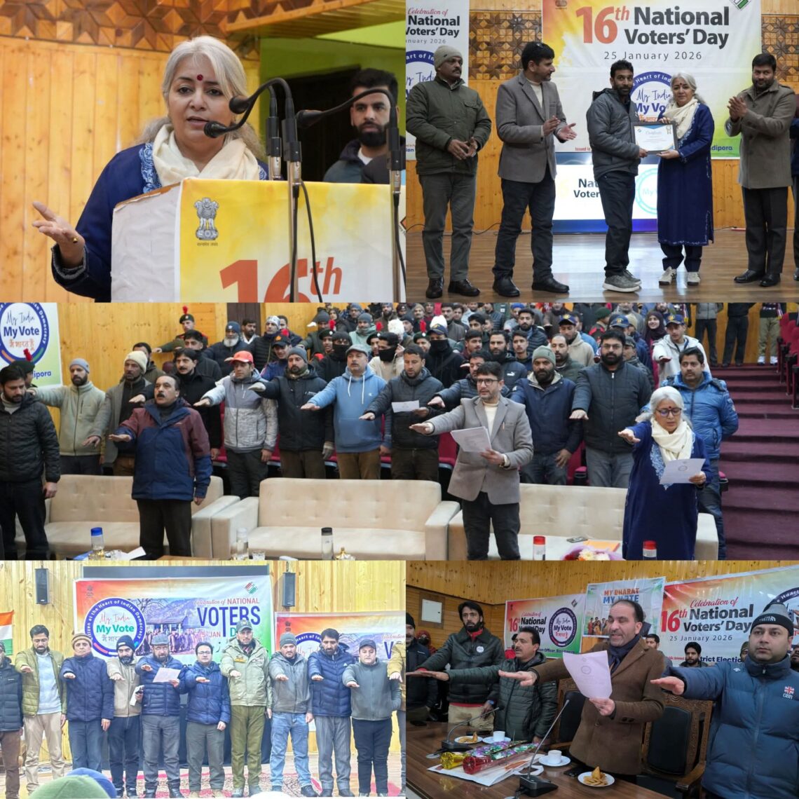 National Voters’ Day 2026 Celebrated Across Bandipora; DC Calls for Greater Youth Participation in Democratic Process