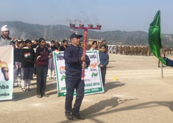 Grand rally organized at Samba