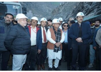 POWER MINISTER ON A TWO-DAY VISIT TO JAMMU AND KASHMIR TO REVIEW HYDROELECTRIC PROJECTS