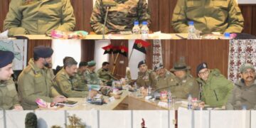 JOINT SECURITY REVIEW MEETING OF TOURIST PLACES FALLING IN CENTRAL KASHMIR RANGE HELD AT GANDERBAL. JOINT SECURITY REVIEW MEETING OF TOURIST PLACES FALLING IN CENTRAL KASHMIR RANGE HELD AT GANDERBAL.
