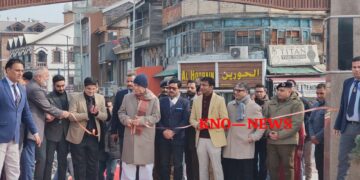 LG Manoj Sinha inaugurates revamped Amira Kadal in Srinagar
