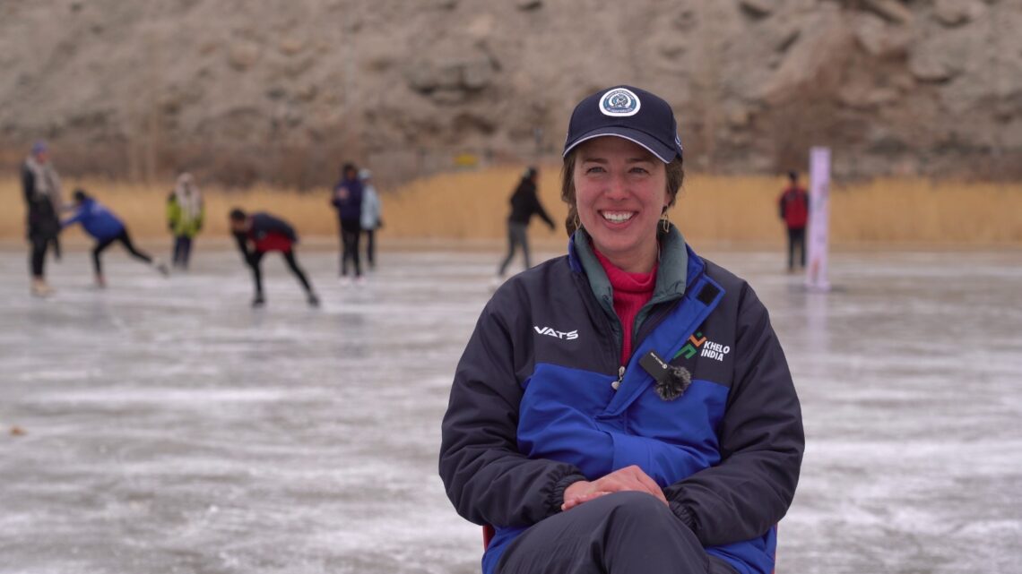 How a Ladakh lover from US, coach Natalie Falsgraf giving back to local community through her figure skating expertise How a Ladakh lover from US, coach Natalie Falsgraf giving back to local community through her figure skating expertise