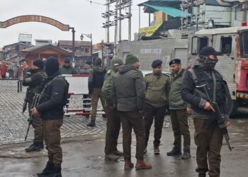 Police, CRPF Carry Out Door-to-Door Searches, in Srinagar’s Habba Kadal, Drone Surveillance Deployed