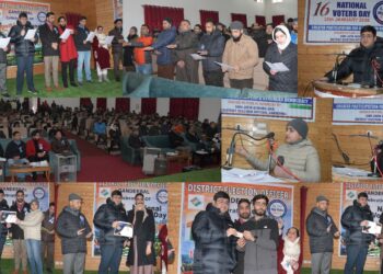 16th National Voters’ Day celebrated at Ganderbal