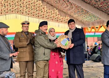 Assistant Director FPF Mohd Yousuf Magray Awarded Best Nodal Officer on Republic Day