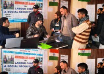 Awareness programme held at Banihal to educate workers about social security schemes