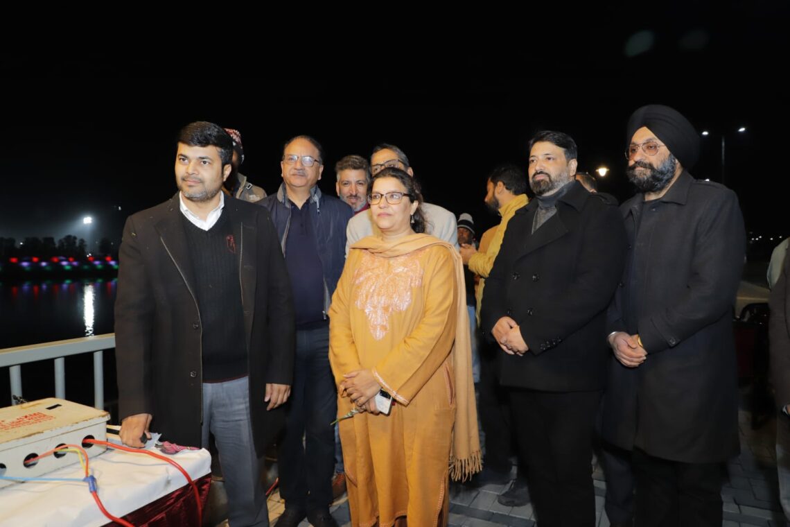 Jammu shines in tricolour as Tawi River Front gets façade lighting ahead of Republic Day