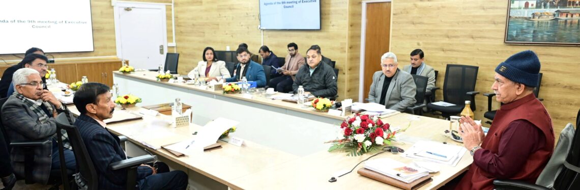 Lieutenant Governor chairs 9th Executive Council Meeting of Baba Ghulam Shah Badshah University