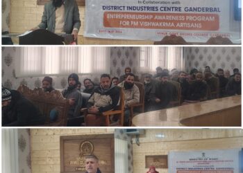 MSME organizes Entrepreneurship Program for PM Vishwakarma Beneficiaries at Ganderbal