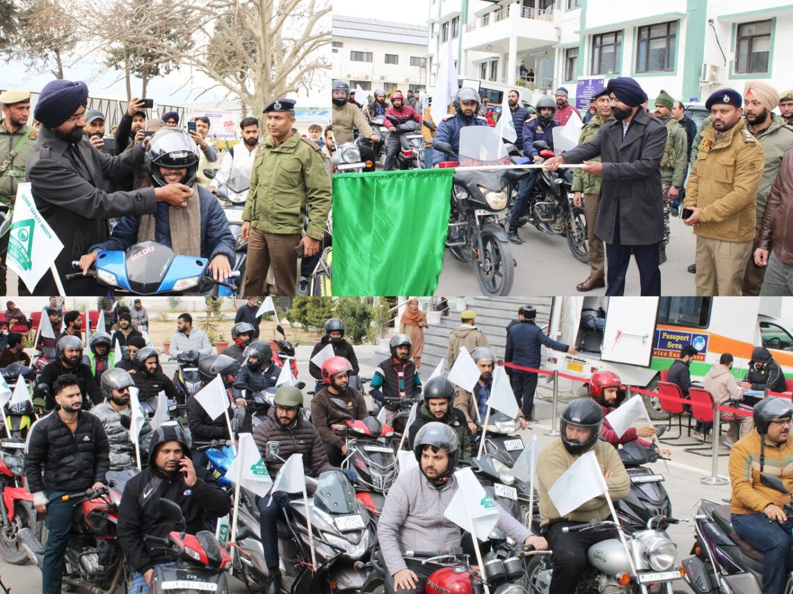 Deputy Commissioner flags off Awareness-cum-Bike Rally at Doda Deputy Commissioner flags off Awareness-cum-Bike Rally at Doda