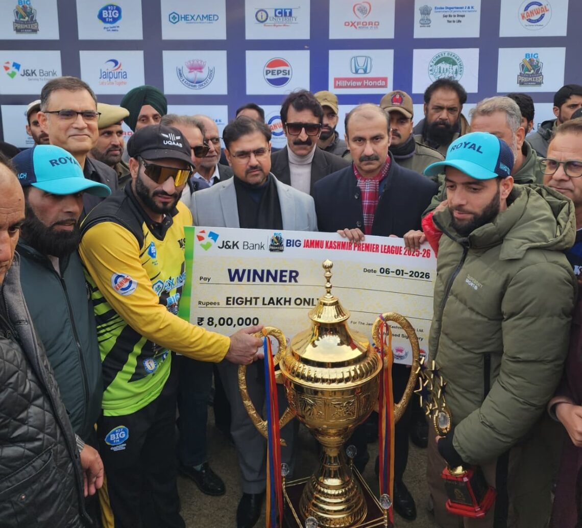 Satish Sharma applauds BIG JKPL for promoting youth, sports in J&K