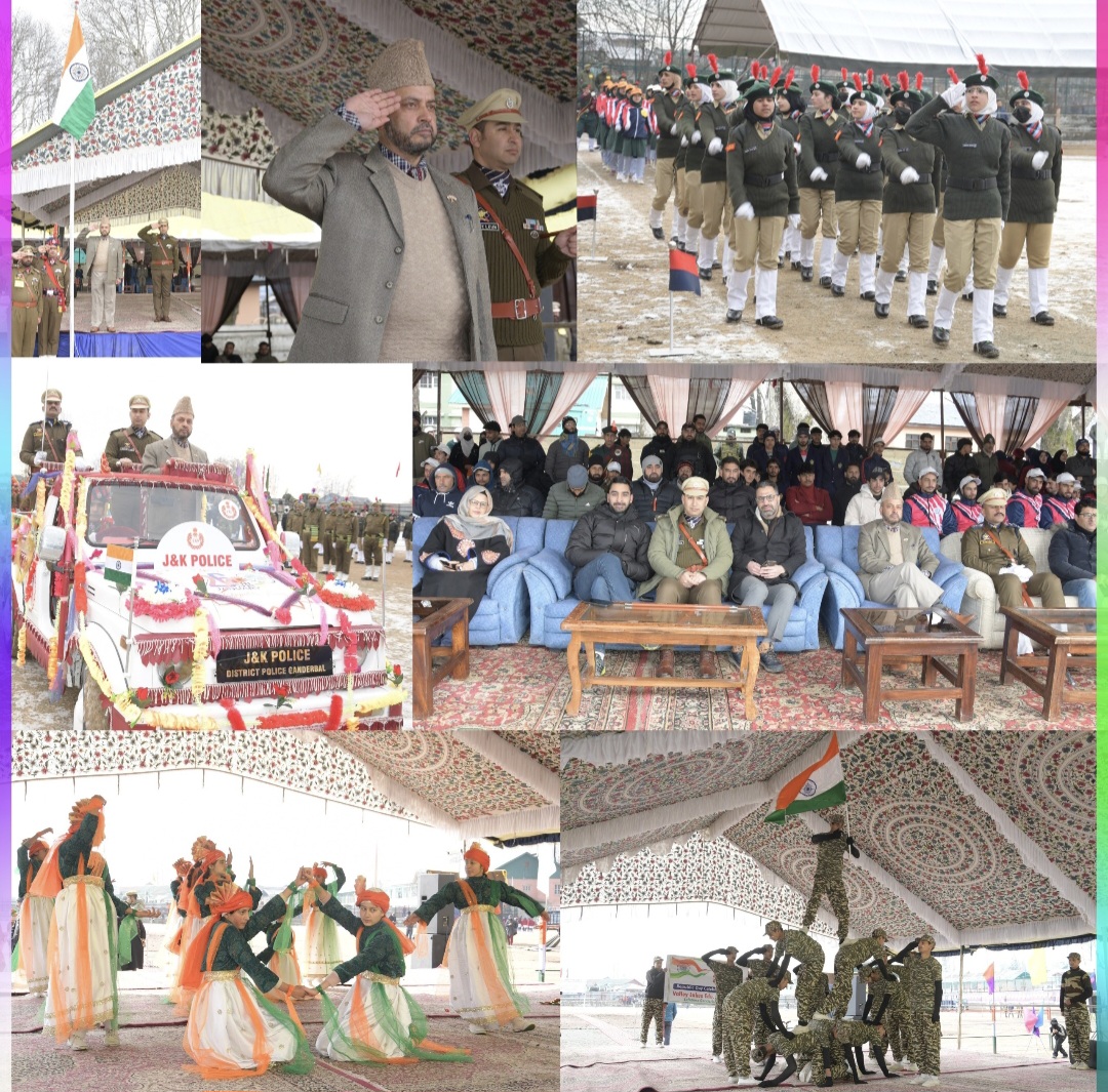 Full dress rehearsal to 77th Republic Day held with patriotic fervor in Ganderbal Full dress rehearsal to 77th Republic Day held with patriotic fervor in Ganderbal