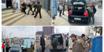 Police intensifies security measures ahead of Republic Day in Srinagar