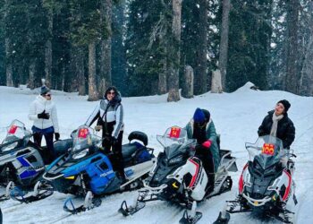 Sonamarg Development Authority Limits Snow Bikes to Protect Fragile Ecology