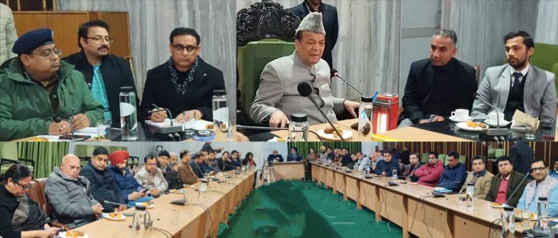 Speaker JK LA interacts with media fraternity ahead of Budget session Speaker JK LA interacts with media fraternity ahead of Budget session