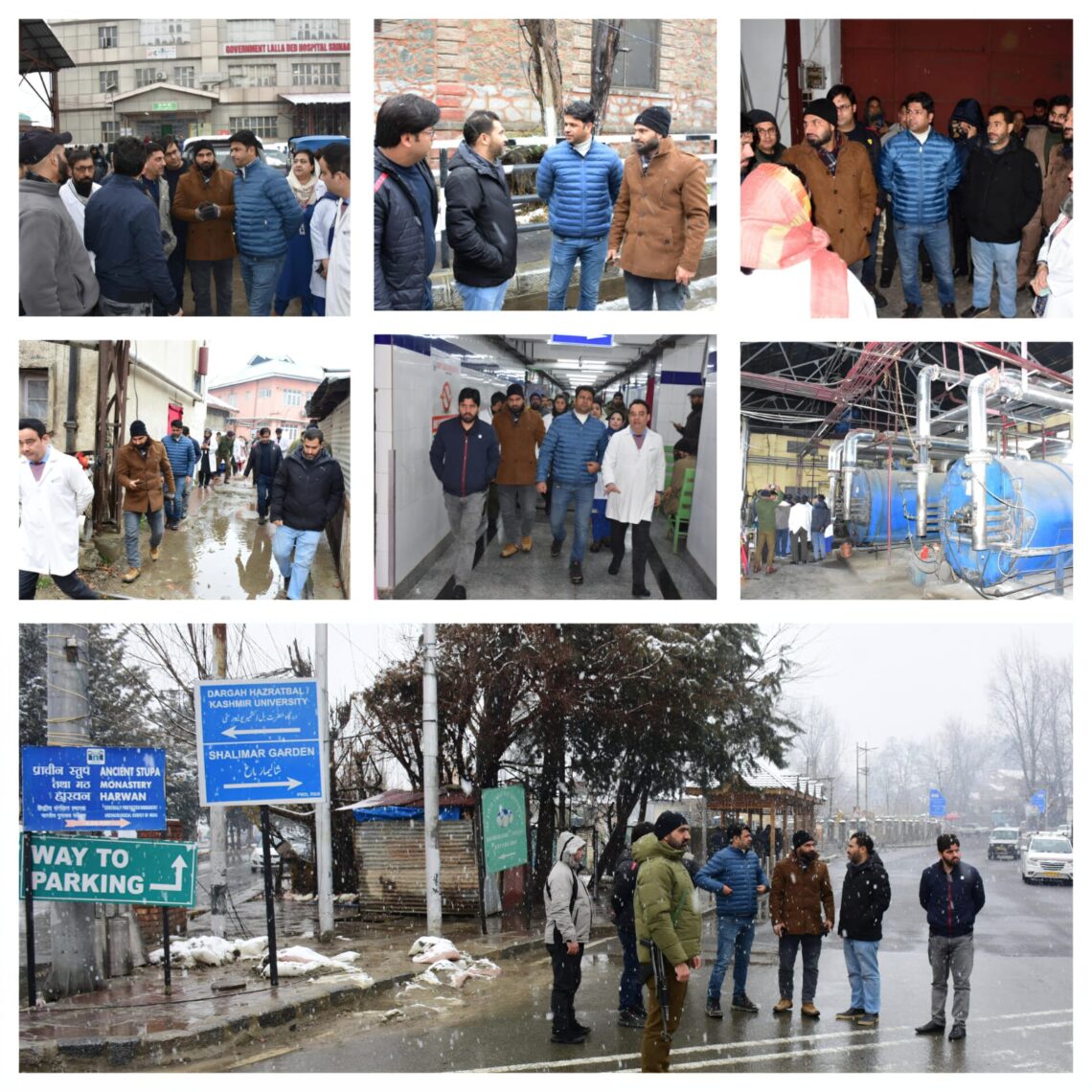 Srinagar Admin, SMC conduct joint inspection to review Weather Preparedness in district