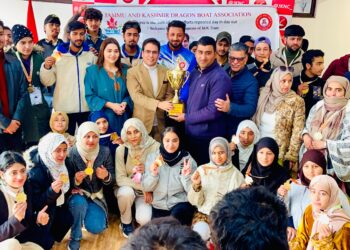 Tanvir Sadiq hails stellar performance of JK Athletes at National Dragon Boat Championship