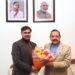 Satish Sharma meets Union Minister Dr. Jitendra Singh