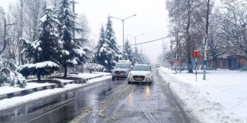 Rain, snowfall likely from today evening across J&K Rain, snowfall likely from today evening across J&K