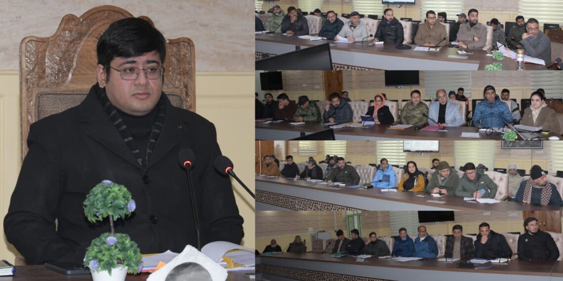 DC Ganderbal chairs preparatory meeting for Shri Amarnath Ji Yatra-2026