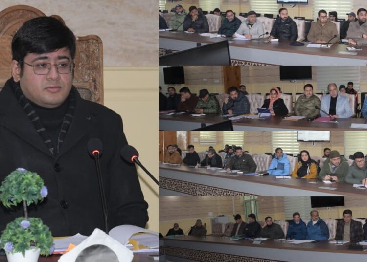 DC Ganderbal chairs preparatory meeting for Shri Amarnath Ji Yatra-2026
