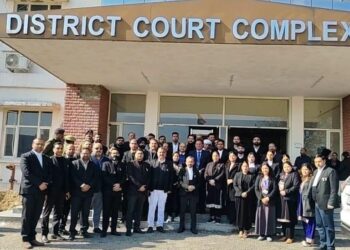 Justice Nargal reviews development of Judicial Infrastructure in Samba