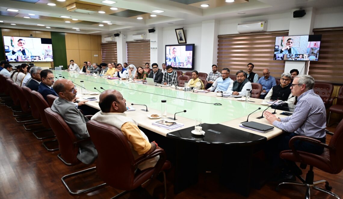 CM Omar Abdullah chairs preliminary meeting of Mission SKILL framework for J&K