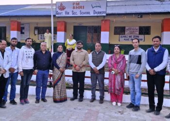 Central Nodal Officer for PM Shri Schools inspects Educational institutions in Rajouri District