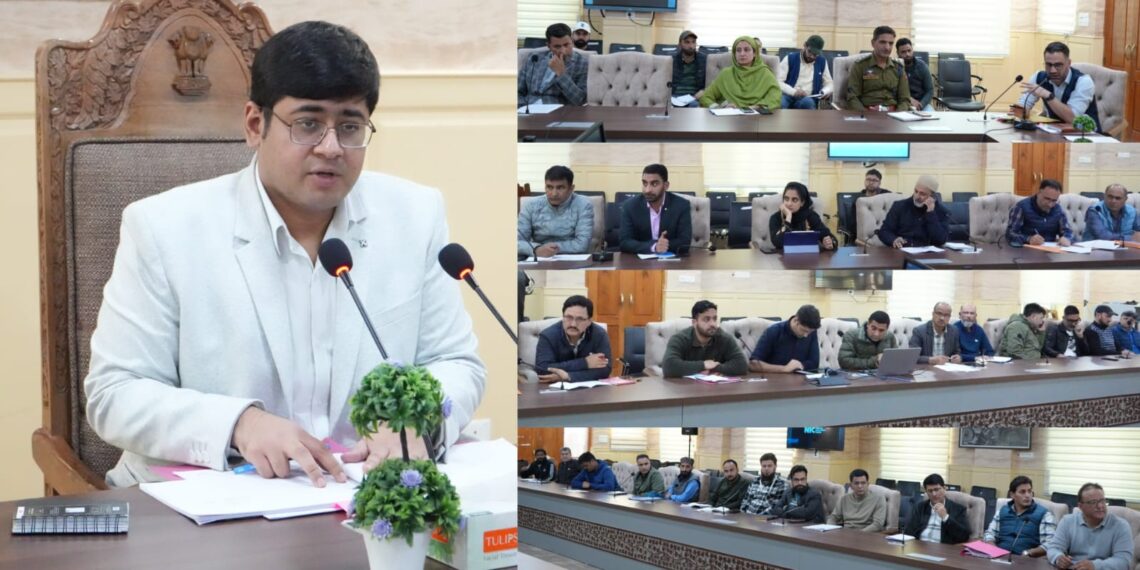 DC Ganderbal reviews preparations for Shri Amarnath Ji Yatra-2026
