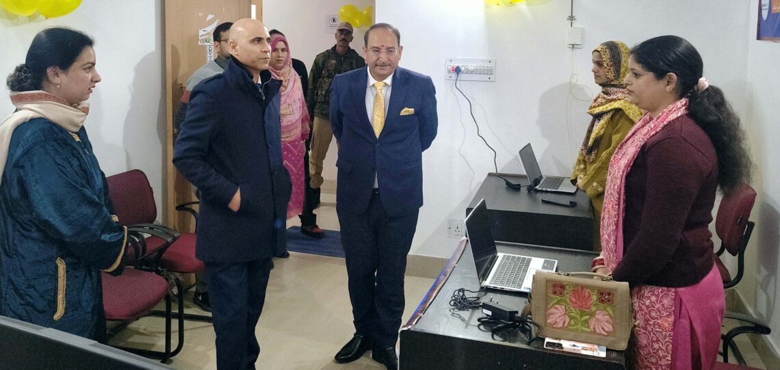 DC Kishtwar inspects newly established SBDU Office