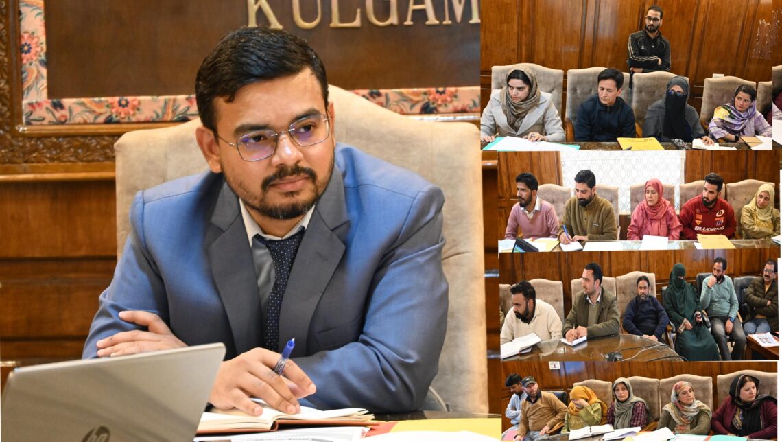 DC Kulgam reviews functioning of SWD, implementation of Welfare Schemes