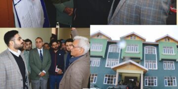 DC Srinagar Inspects newly constructed hostel for wards of ex-servicemen/martyrs at Peerbagh DC Srinagar Inspects newly constructed hostel for wards of ex-servicemen/martyrs at Peerbagh