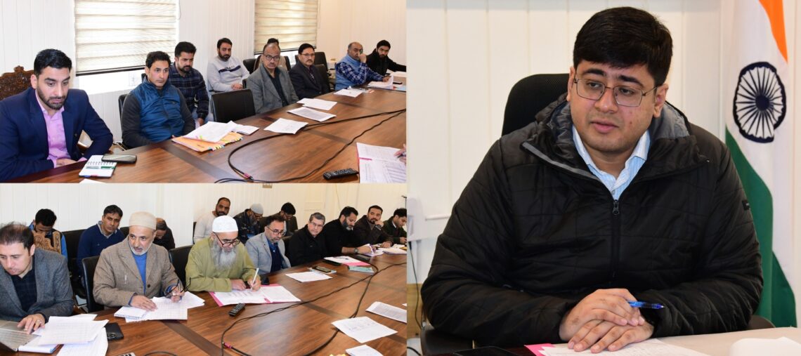 DC Ganderbal reviews progress under District CAPEX Budget 2025–26 DC Ganderbal reviews progress under District CAPEX Budget 2025–26